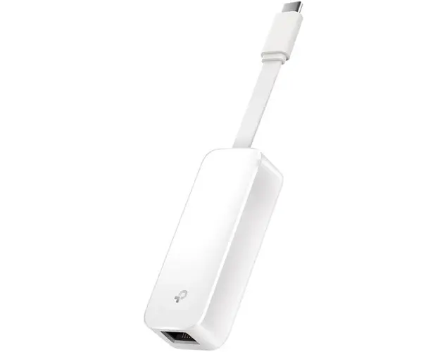 Placa de retea TP-LINK UE300C, Type-C la RJ45 Gigabit Ethernet (Alb)