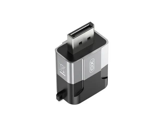 Adaptor Video XO Design GB016, DisplayPort - VGA, Gri