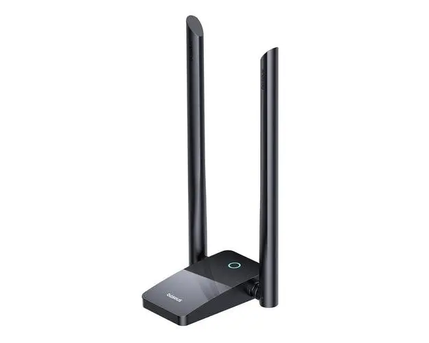 Adaptor Wireless Baseus FastJoy B01317600111-06, Dual Band, 1800Mbps, Negru