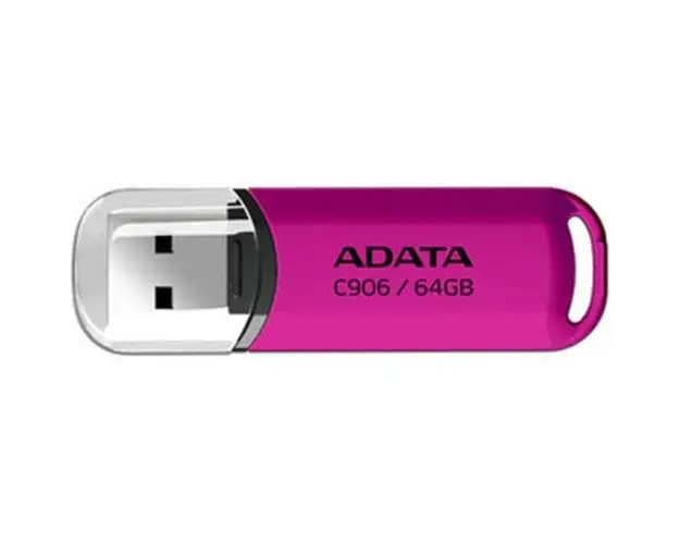 Stick USB ADATA C906, 64GB, USB 2.0 (Roz)