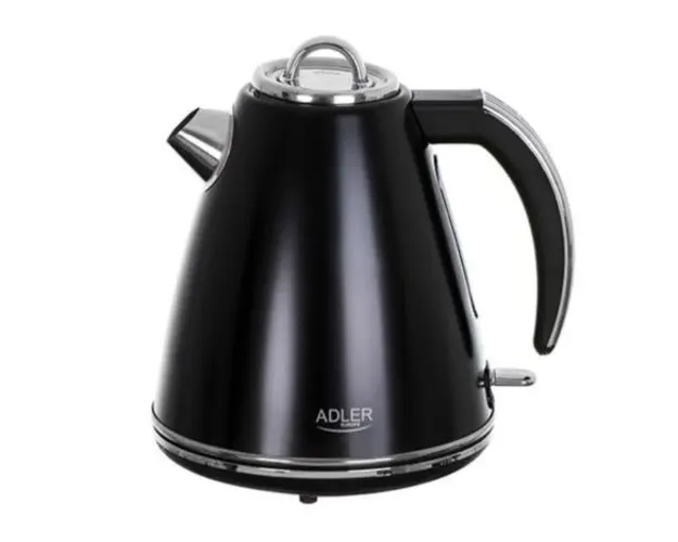 Fierbator de apa Adler AD 1343 black, 2200 W, 1.5 L (Negru)