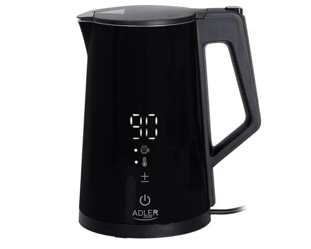 Fierbator electric Adler AD1345B, 1850 W, LED, 1.7 l (Negru)