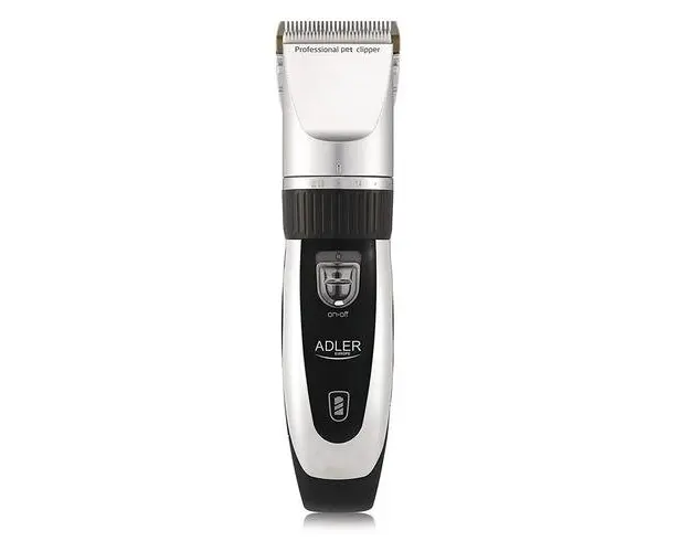 Aparat de tuns animale Adler AD 2823, 35 W, 4 setari, Titan (Argintiu/Negru)