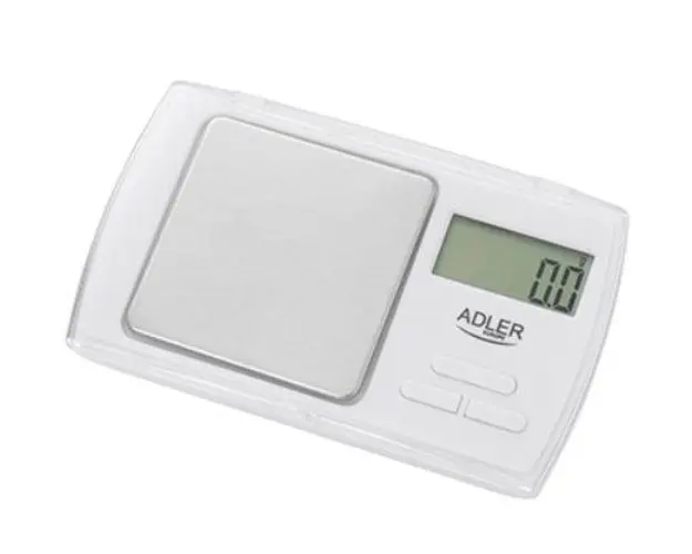 Cantar de bucatarie Adler AD 3161, 0.5 kg (Alb)