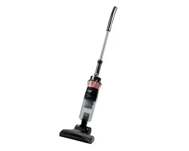 Aspirator vertical 2 in 1 Adler AD 7049, 800 W, 15000 Pa, Recipient 0.8 l, Filtru HEPA 11 (Negru/Cupru)