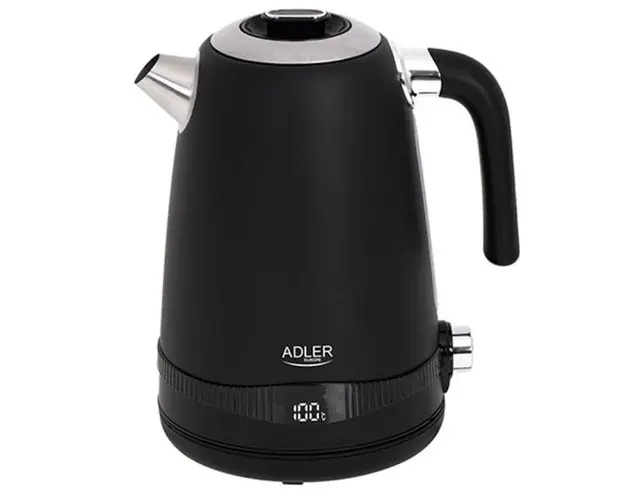 Fierbator apa Adler AD 1295b, 2200 W, 1.7 L (Negru)