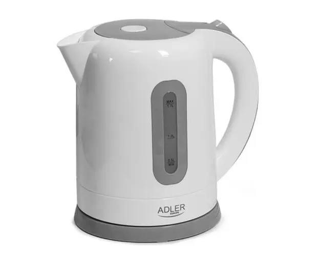 Fierbator apa Adler AD 1234, 2200 W, 1.7 L (Alb/Gri)