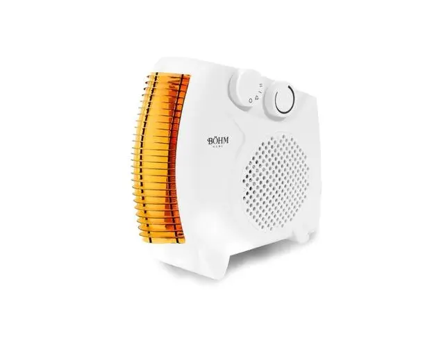 Aeroterma electrica BÖHM BFH901, 2000 W, 3 trepte de putere, 20-25 m2 (Alb)