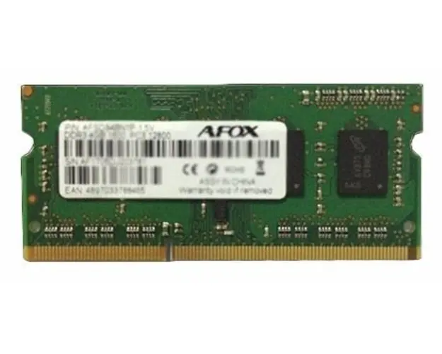 Memorie laptop AFOX AFSD38AK1L, SO-DIMM, 8GB, DDR3, 1333 MHz, 1.35V