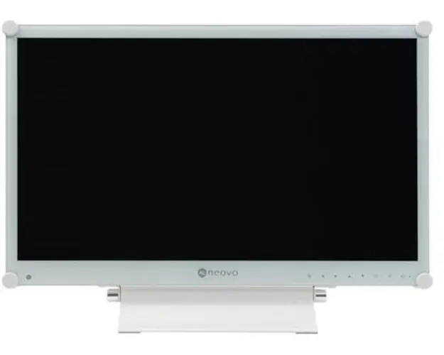 Monitor VA LED AG Neovo 23.8inch X-24E, Full HD (1920 x 1080), VGA, DVI, HDMI, DisplayPort, Boxe (Alb)