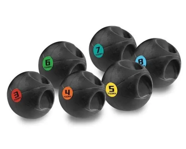 Minge medicinala cu manere TOORX 4 Kg