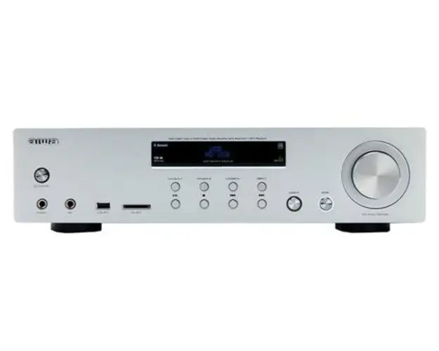 Amplificator stereo AIWA AMU-120BT/SL, 120W, Bluetooth (Argintiu)