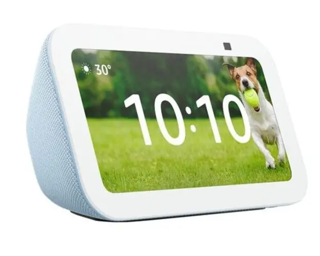 Boxa Inteligenta Amazon Echo Show 5, 3rd Gen 2023, Ecran Touchscreen 5.5inch, Wi-Fi, Camera 2MP (Albastru)