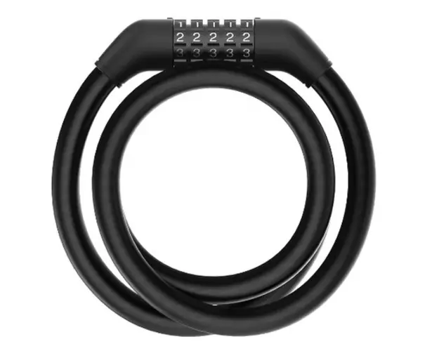 Antifurt Xiaomi Electric Scooter Cable Lock, otel, 1.2m