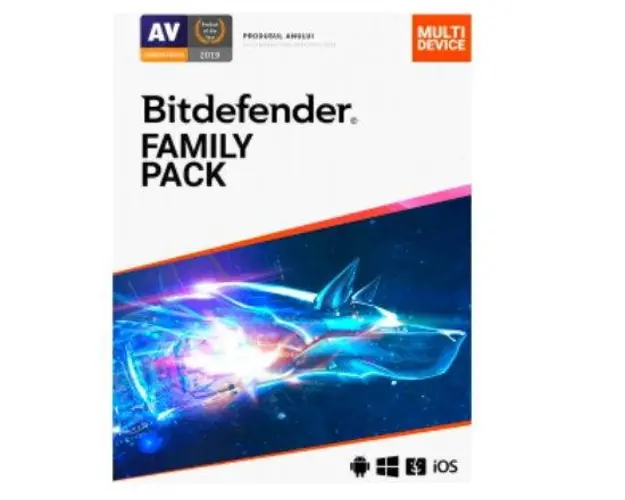 Antivirus Bitdefender Family Pack, 1 an, 15 dispozitive, Retail