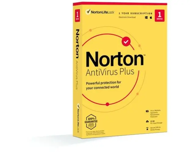 Antivirus Norton Plus, Backup 2GB, 1 User, 1 PC, 1An