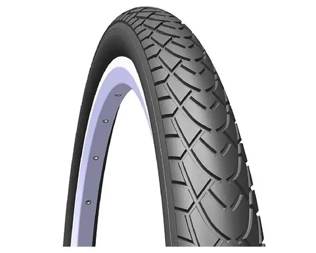 Anvelopa Bicicleta Mitas Rubena 20 x 1,75 x 2 47-406 WALRUS V41, Negru