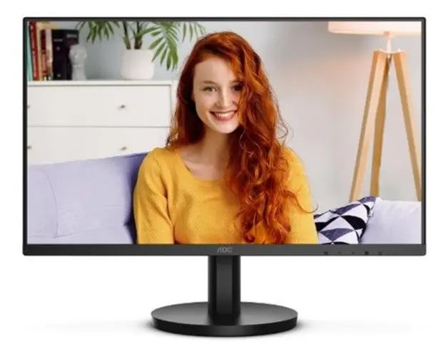 Monitor VA LED AOC 23.8inch 24B3HMA2, Full HD (1920x1080), VGA, HDMI, Boxe, 100 Hz, 1 ms (Negru)