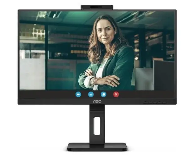 Monitor IPS LED AOC 27inch Q27P3CW, QHD (2560 x 1440), HDMI, DisplayPort, Boxe, Pivot (Negru)
