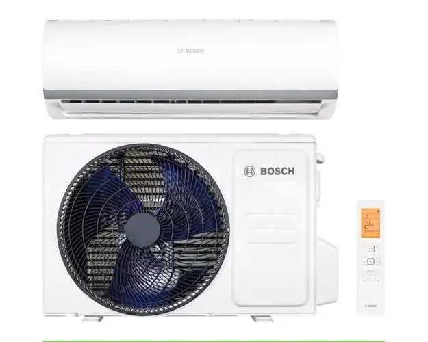 Aparat de aer conditionat Bosch Climate 2000, 24000 BTU, Clasa A++/A+, 50 mp, Inverter, Catalizator rece, Ionizare (Alb)
