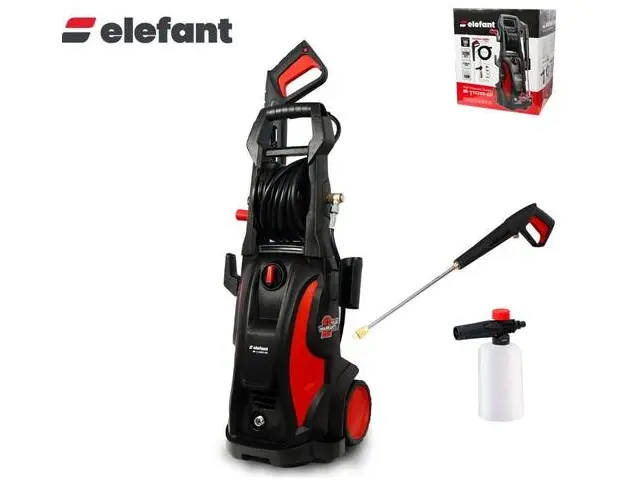 Aparat de spalat cu presiune Elefant, E-110P-C, 2200W, 492l//h, 165 bar (Negru/Rosu)