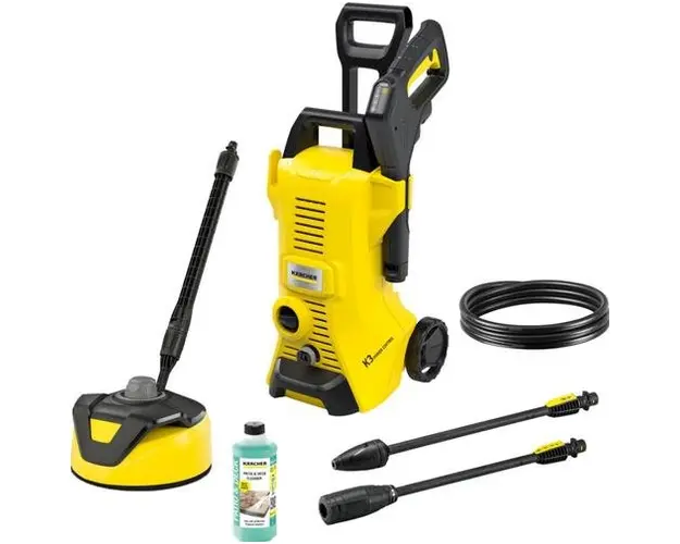 Aparat de spalat cu presiune Karcher K 3 Power Control Home T 5, 120 bari, 1600W (Negru/Galben)
