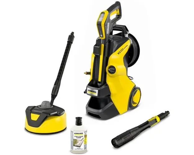 Aparat de spalat cu presiune Karcher K 5 Premium Smart Control Home, 145 bari, 2100W (Negru/Galben)