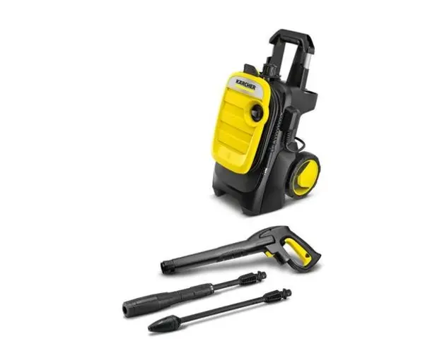 Aparat de spalat cu presiune Karcher K 5 COMPACT, 2100W, 145 bari (Negru/Galben)