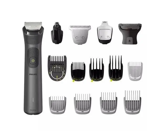 Aparat de tuns multifunctional 15 in 1 Philips Multigroom Series 7000 MG7950/15, acumulator, autonomie 120 min (Negru)