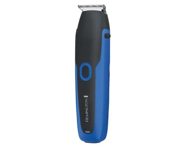 Aparat de tuns Remington WeTech BHT6256, Acumulator, Autonomie 60 minute, Rezistent la apa, 2 capete (Negru/Albastru)