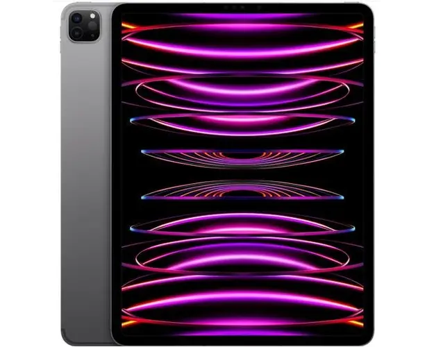 Tableta Apple iPad Pro 12.9 Cellular (2022), Procesor Apple M2 Octa-Core, IPS LED Capacitive touchscreen 12.9inch, 256GB Flash, 8GB, Camera Duala 12+10 MP, Wi-Fi, Bluetooth, 5G, iPadOS (Gri)
