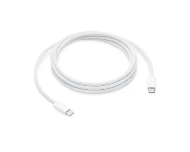 Cablu de date Apple MYQT3ZM/A, 240 W, USB-C la USB-C, 2m (Alb)