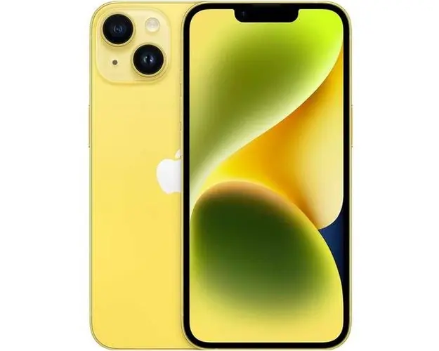 Telefon Mobil Apple iPhone 14, Super Retina XDR OLED 6.1inch, 256GB Flash, Camera Duala 12 + 12 MP, Wi-Fi, 5G, iOS (Galben)