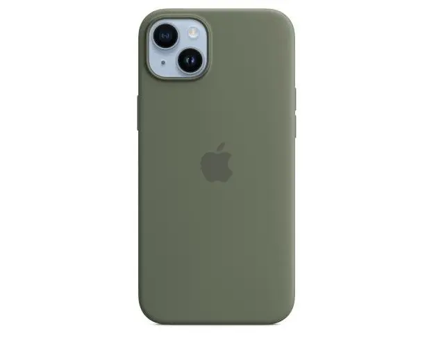 Husa Protectie Spate Apple MQUD3ZM/A pentru iPhone 14 Plus, Silicon, MagSafe (Verde)