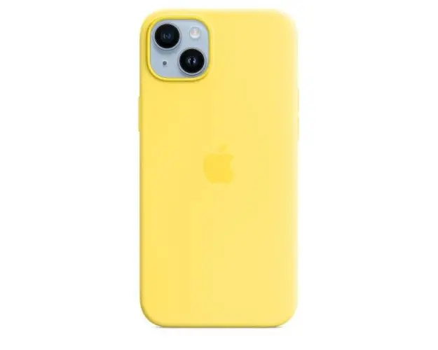 Husa Protectie Spate Apple MQUC3ZM/A pentru iPhone 14 Plus Silicon, MagSafe (Galben)