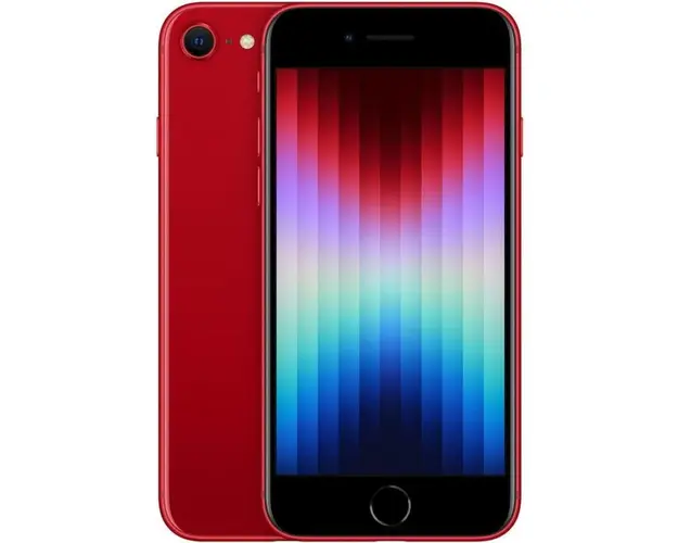 Telefon Mobil Apple iPhone SE (2022), Procesor Apple A15 Bionic Hexa-core, Retina IPS LCD Capacitive Touchscreen 4.7inch, 4GB RAM, 128GB Flash, Camera 12MP, Wi-Fi, iOS, 5G (Rosu)