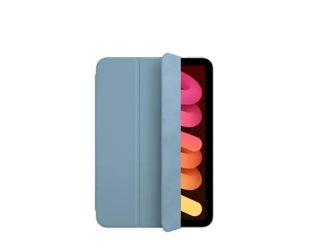 Husa Apple Smart Folio MC2U4ZM/A pentru iPad mini 7 (2024) A17 Pro, (Albastru)