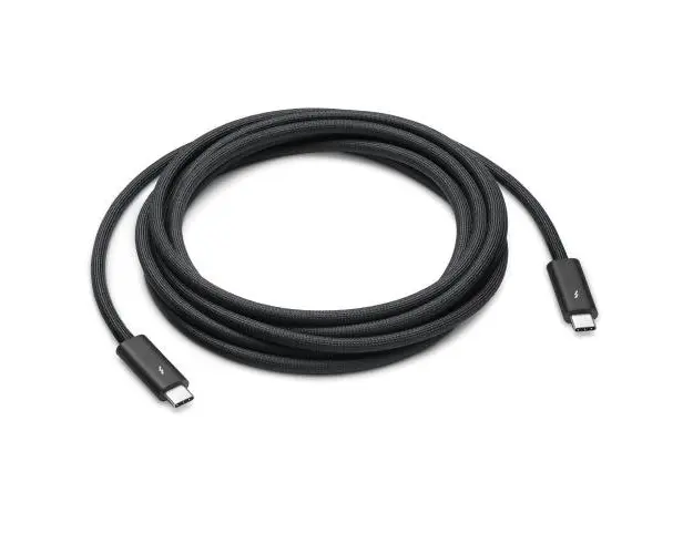 Cablu de date Apple MW5H3ZM/A Thunderbolt 4 (USB-C) Pro, 100 W, 3 m (Negru)