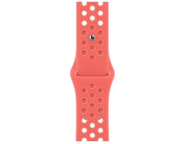 Curea Smartwatch Apple Nike Sport Band ML853, Regular, pentru Apple Watch 41mm (Portocaliu) 
