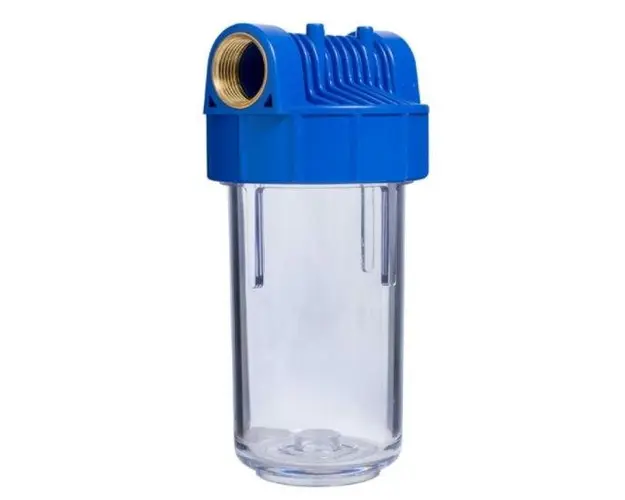Carcasa filtru Valrom 7″ D3/4inch(Albastru/Transparent)