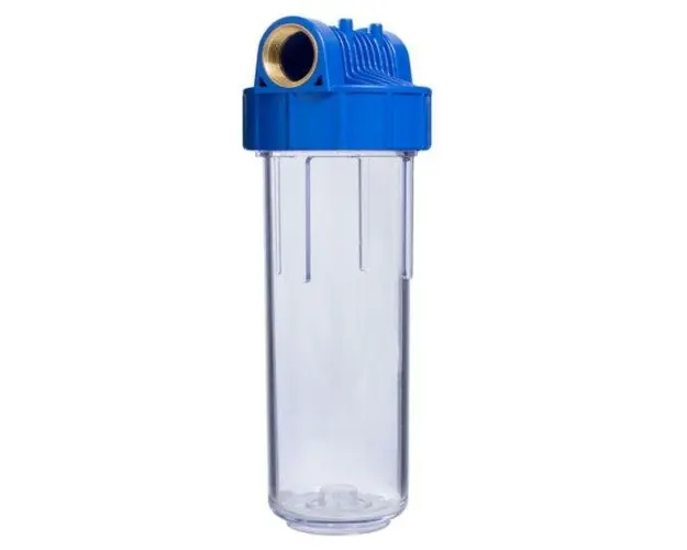 Carcasa filtru Valrom 10″ D3/4inch(Albastru/Transparent) 
