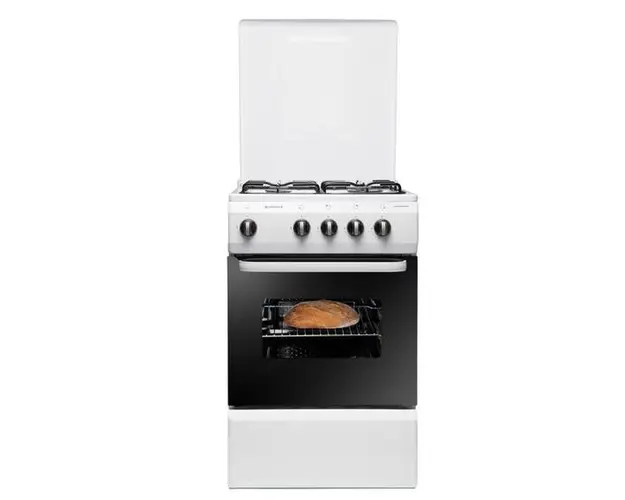 Aragaz VORTEX VAG5050WH01K, 4 arzatoare, Gaz, L 50 cm, (Alb)