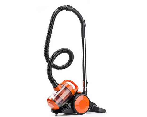 Aspirator fara sac LDK Air Force Hepa EVB03, 700 W, 2.5 L, Tehnologie Cyclone (Portocaliu/Negru)