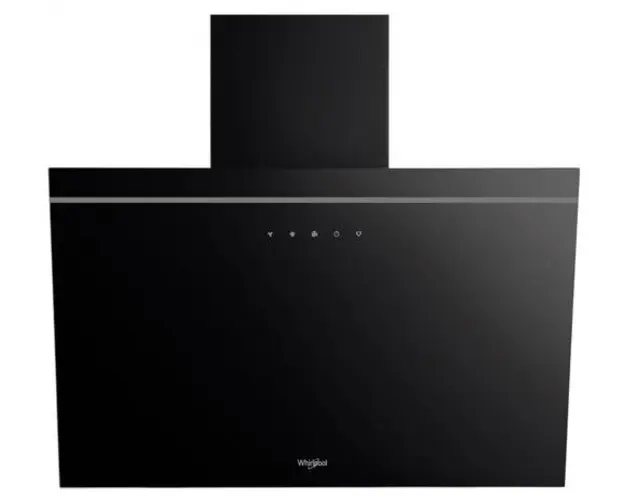 Hota decorativa Whirlpool AKR62FLTK, 495 mc/h, 230 W, 4 Trepte de putere (Negru)