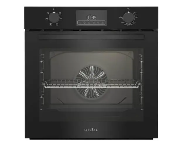 Cuptor incorporabil Arctic ARVI1130BC, Clasa A, Capacitate 71 l, Electric, AeroCooking, Grill, Autocuratare catalitica, 6 functii de gatire, Timer, Control Touch, Aqua Drop Clean (Negru)
