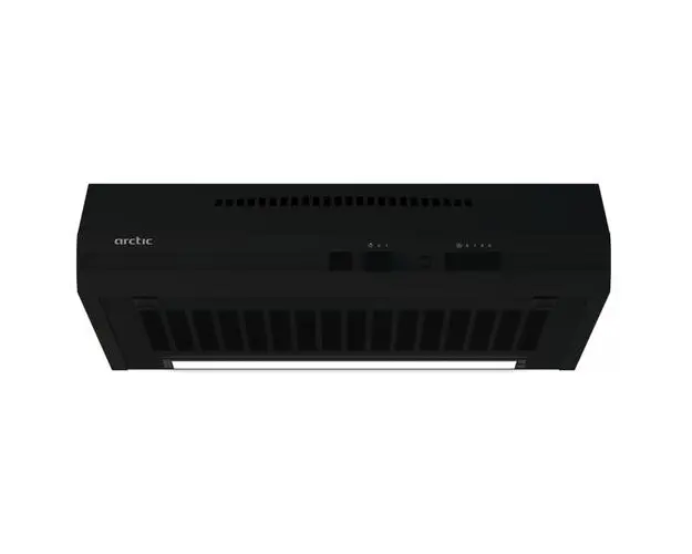 Hota Arctic AHSD6131B, Putere 113 W, Putere de absortie 380 m³/h, 3 trepte de viteza, Iluminare LED, 60 cm (Negru)