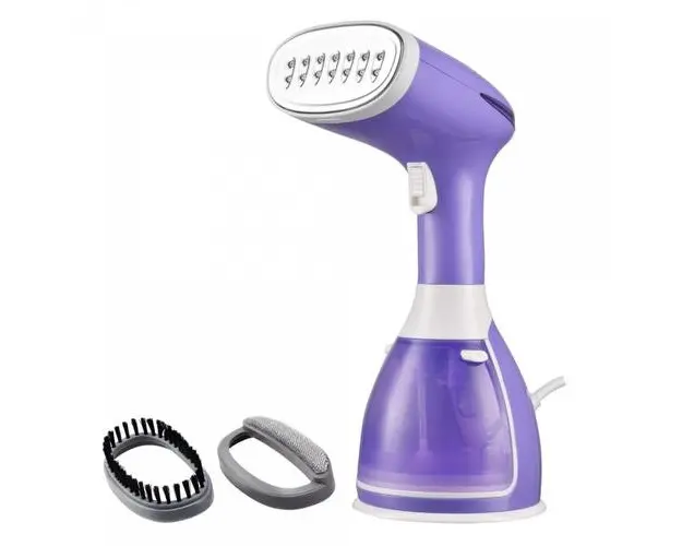 Fier de calcat vertical cu aburi Daewoo DGS1500P, Putere 1500 W, Debit de abur 60 gr/min, Capacitate 280 ml (Mov)