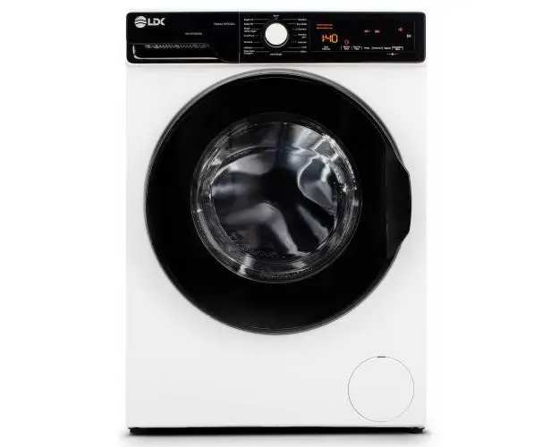 Masina de spalat rufe LDK Higeea 1012DISA, Capacitate 10 Kg, 1200 rpm, Clasa A, 15 Programe, Steam Assist, Anti-Alergic, Selectare nivel murdarie, Selectare tip pata, Prespalare (Alb)
