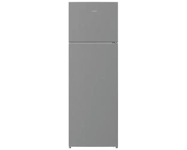 Frigider cu doua usi Arctic AD60310M40MT, Clasa E, Capacitate 306 l, Termostat ajustabil, Garden fresh, Mix Zone, XXL Bottle, H 175 cm (Metal Look)