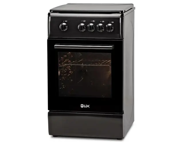 Aragaz LDK 5060 Black RMV LPG, Gaz, 4 Arzatoare, 46 L, 60 cm (Negru)